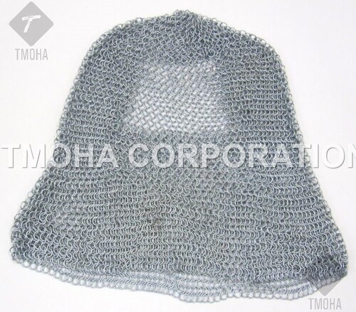 Medieval Chainmail Armor Suit Fully Wearable Skirt  Iron Chain Mail Hood MC0007