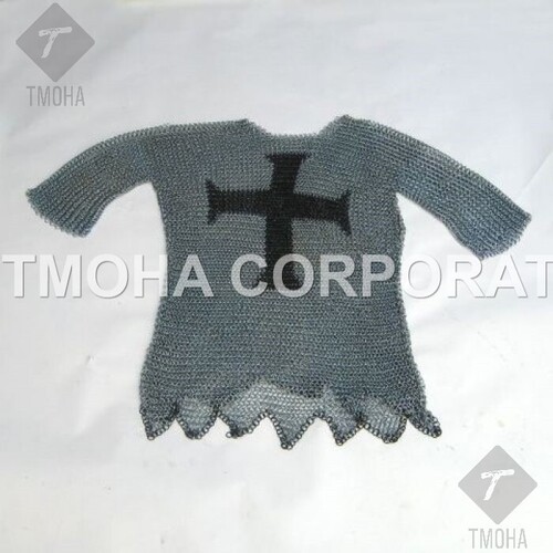 Medieval Chainmail Armor Suit Fully Wearable Skirt  Templar Chain Mail Shirt MC0009