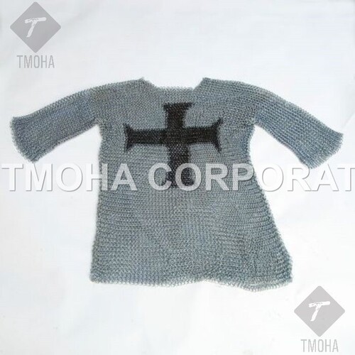 Medieval Chainmail Armor Suit Fully Wearable Skirt  Templar Chainmail Shirt Deluxe MC0011