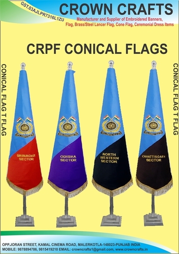 CRPF Cone  Flag
