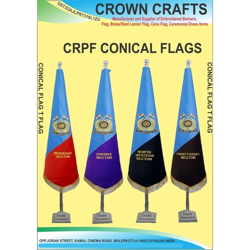 CRPF Cone  Flag