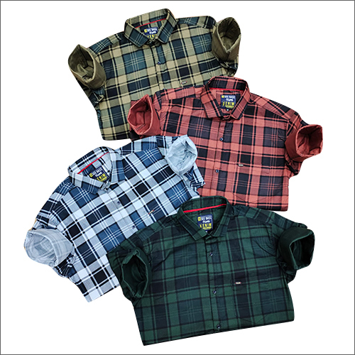 Mens Twill Chex Shirts