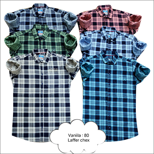 Mens Vanilla Laffer Checked Shirts