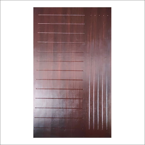 Solid Wood Brown Designer Membrane Door