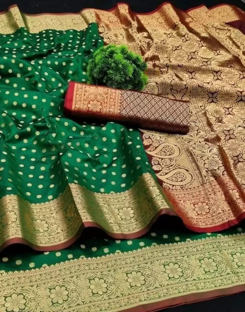 Kanjivaram Art Silk  Jacquard Saree