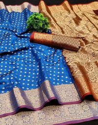 Kanjivaram Art Silk  Jacquard Saree