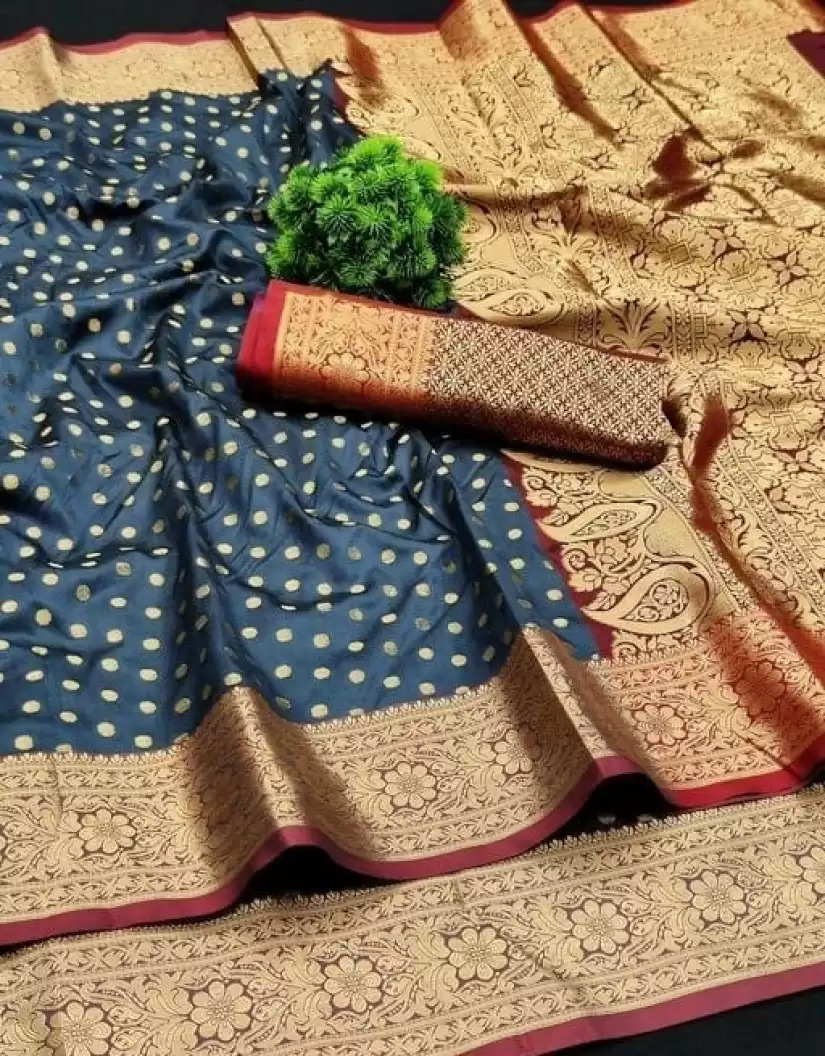 Kanjivaram Art Silk  Jacquard Saree