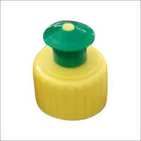 Dish Wash Push Pull Cap - Polypropylene, Round Shape, White | Push Pull Cap Design, Leakage Proof, Versatile Usage