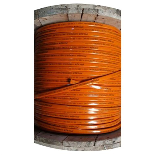 Submersible Copper Cable - Solid Copper Conductor, Flat Shape, Yellow PVC Jacket | Industrial Application, Insulated with PVC