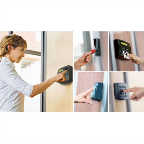 Black Biometric Access Control Readers