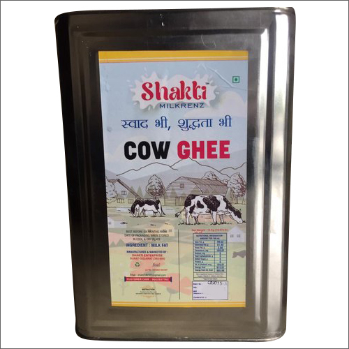 Cow Pure Ghee - Raw Yellowish Original Flavor | Ideal for All Age Groups, Packed in Box, 6 Months Shelf Life