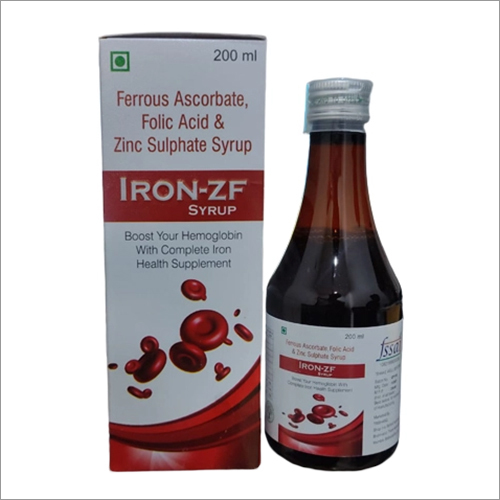 200 ML Ferrous Ascorbate Folic Acid And Zinc Sulphate Syrup