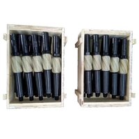 Sucker Rod Coupling - Alloy Steel, 10 Inches Length X 2 Inches Diameter | Api Thread Type, Black Oxide Finish, 100,000 Psi Tensile Strength, 5 Lbs Weight