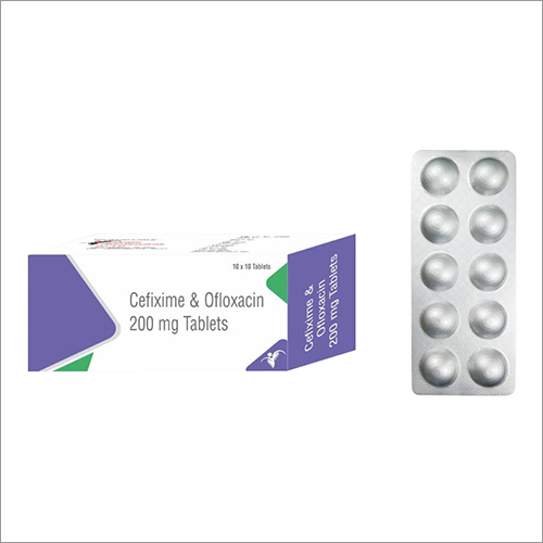 200 mg Cefixime and Ofloxacin Tablets