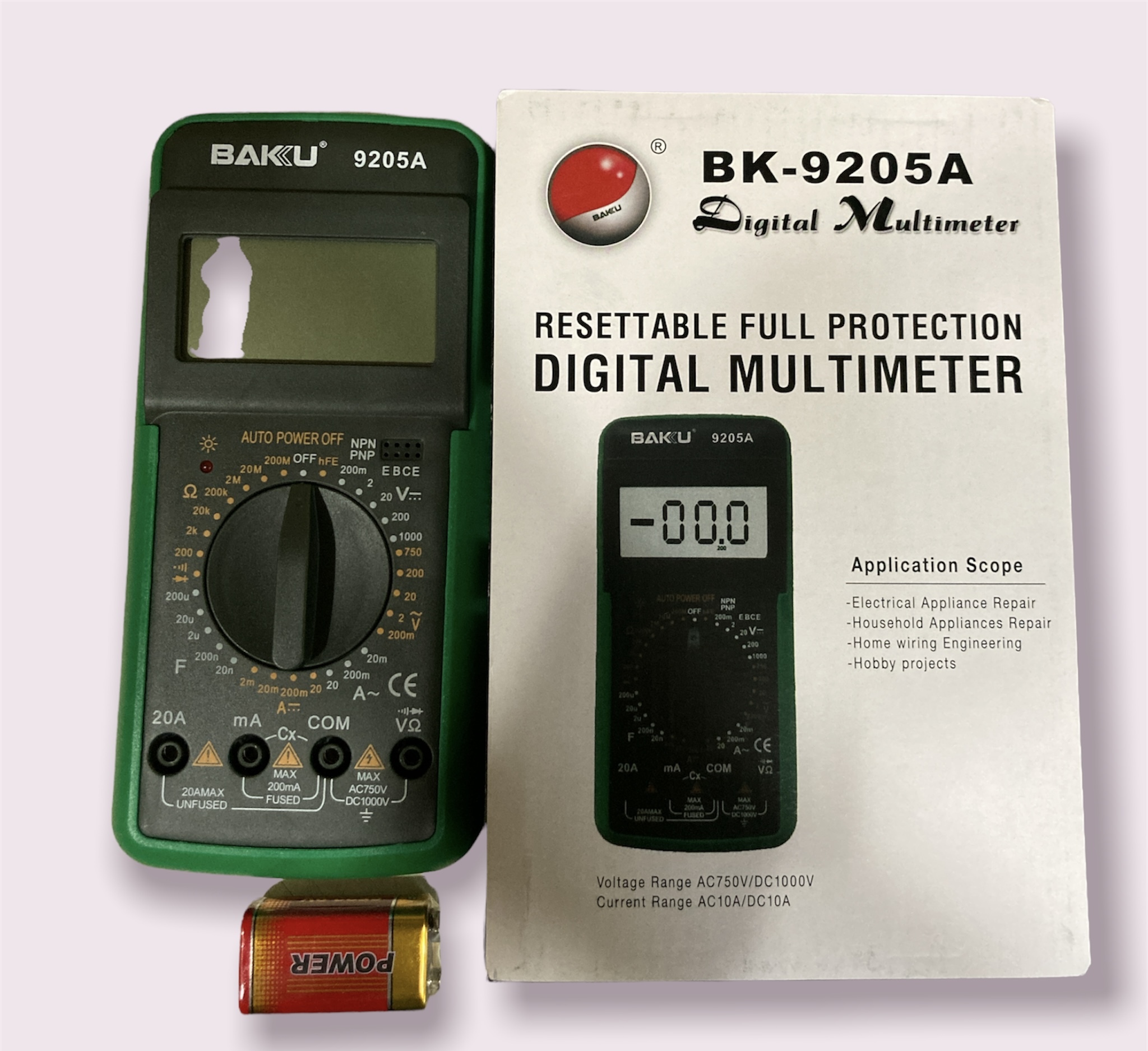 Baku digital multimeters BK-9205A