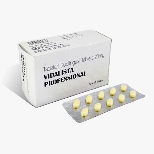Vidalistaa Professional 20mg (Tadalfil Sublingual)