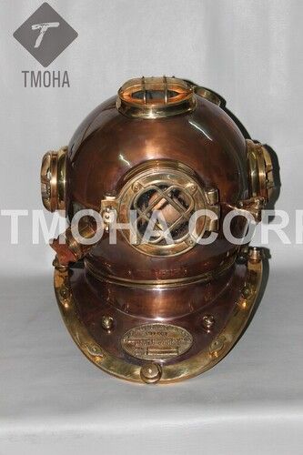 Decorative Antique Us Navy Deep Sea Marine Sca Scuba Reproduction Diving Helmet Divers Helmet Mark V Dh0014