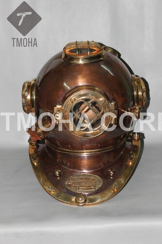 Antique US Navy Deep Sea Marine SCA Scuba Reproduction Diving Helmet Divers Helmet Mark V DH0014