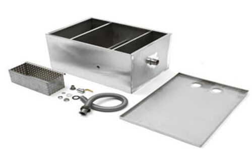 Oil And Grease Trap - Color: Silver