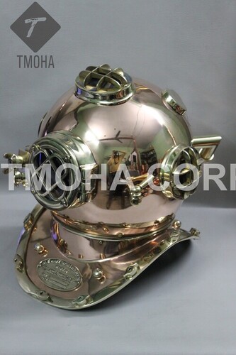 Antique US Navy Deep Sea Marine SCA Scuba Reproduction Diving Helmet Divers Helmet Mark V DH0019