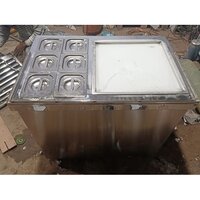 Ice Cream Roll Machine - Color: Silver