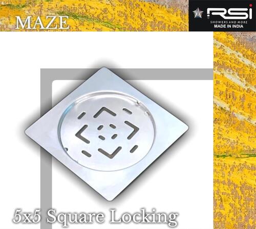 FLOOR JALI SQUARE LOCKING 5X5 PLAIN (MAZE)