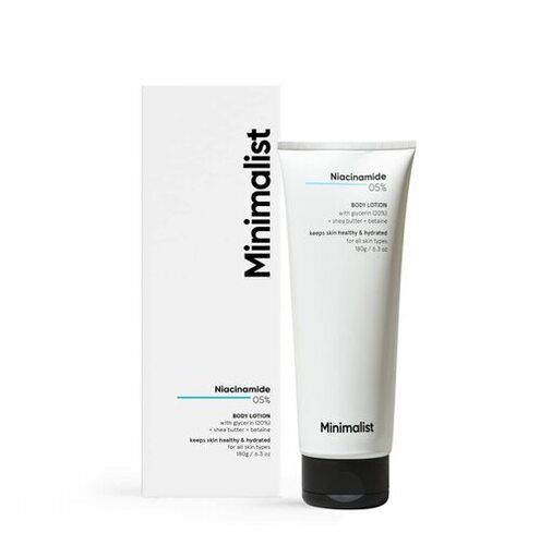 Minimalist Niacinamide Body Moisturizer Lotion for Men and Women 180 g