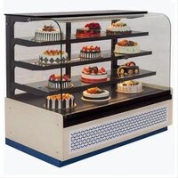 Cake Display Counter - Color: Silver