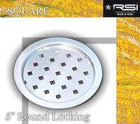 FLOOR JALI ROUND LOCKING 5 INCH (SQUARO)