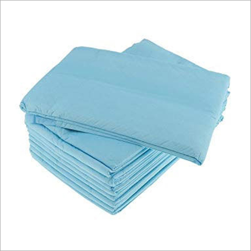Super-Absorbent Sheet - Anti-Bacterial Polymer, Sky Blue Rectangular Design | Disposable, Waterproof, Sterilized, Recyclable, Non-Woven