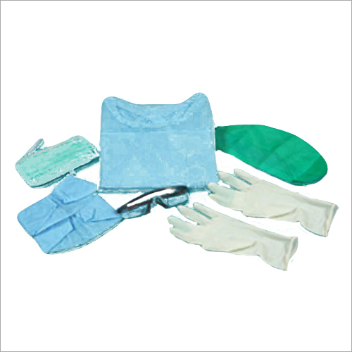 Disposable HIV Kit - Non Woven and Rubber Material | Small and Large Sizes, Waterproof, Designed for Medical Use During Procedures