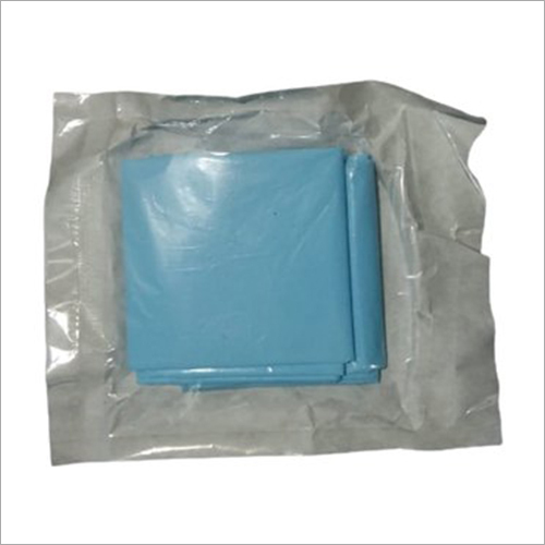 Disposable Plain Sheet Operation Trolley Cover - High-quality, Durable, Leak-proof | Sterilized, Sky Blue, Various Sizes & Thicknesses, Portable For Hospital Use