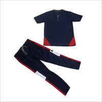 Black And Red Mens Cargo Pant