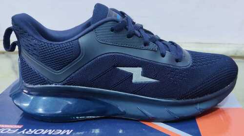Mens Navy Blue Gym Shoes - Season: Summer