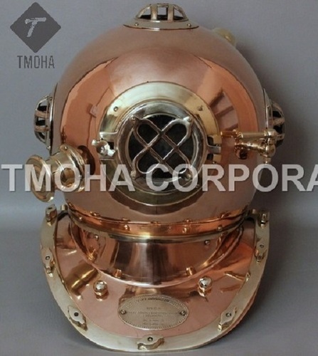 Antique US Navy Deep Sea Marine SCA Scuba Reproduction Diving Helmet Divers Helmet Mark IV DH0038