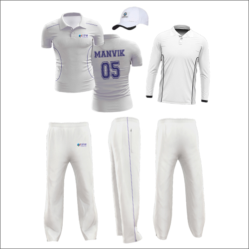 Cricket White Dress With Cap