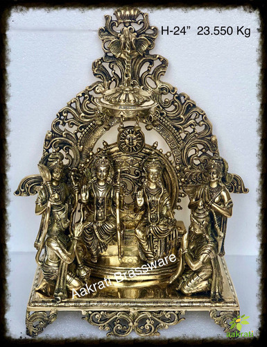 Ram Family Ram Panchayat Temple worship brass Murti Statue