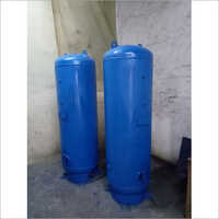 Vertical Air Receiver Tank - Color: Blue