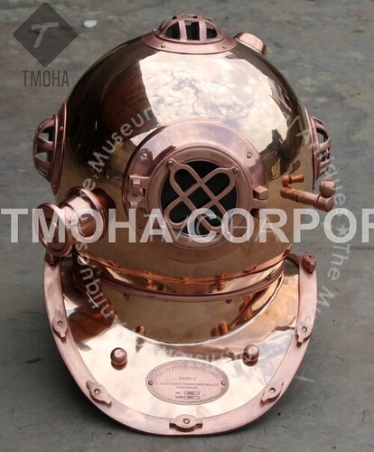 Antique US Navy Deep Sea Marine SCA Scuba Reproduction Diving Helmet Divers Helmet Mark IV DH0050