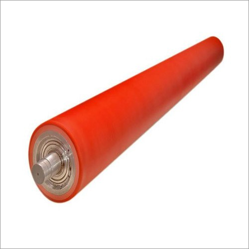 Conveyor Polyurethane Roller - Polyurethane 1000 mm Length Red Color | Securely Maintains Proper Balance and Grip on Heavy Load Machines