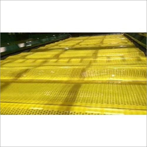 Yellow Polyurethane Flip Flow Screen Mat