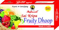 Black Rajkamal Sai Kripa Fruity Dhoop 10 Sticks