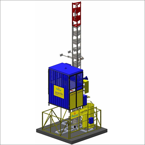 SPM 100L Single Cage Passenger And Material Hoists