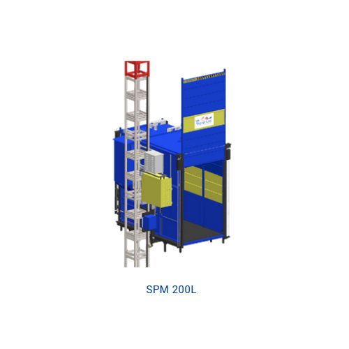 Passenger And Material Hoists -SPM 200L Single Cage