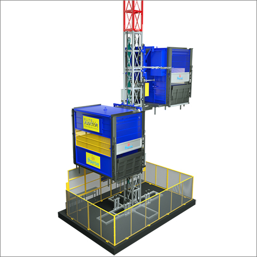 SPM 150-150L Twin Cage Passenger And Material Hoist