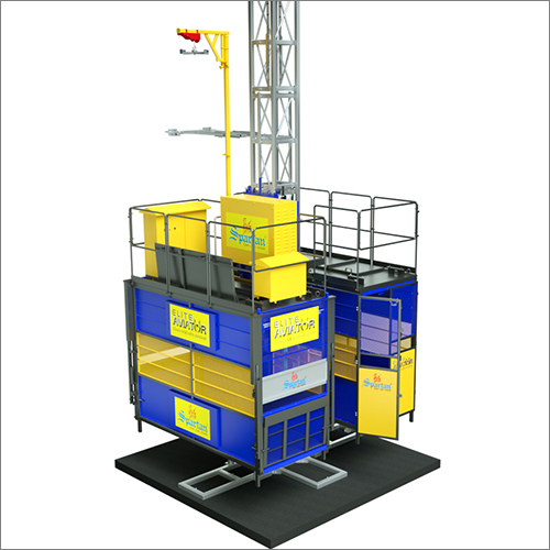 Passenger And Material Hoist-SPM 200-200L Twin Cage