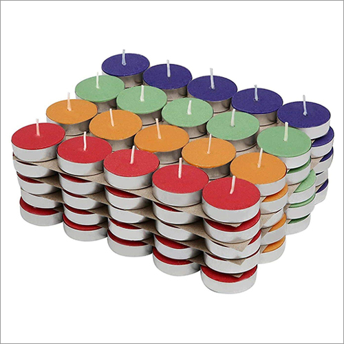 Pack Of 100 Multicolor T-Light Candle