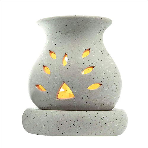 Handcrafted Ceramic Electric Round Shaped Aroma Diffuser Oil Burner