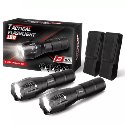 Camp Waterproof Flash Light USB Rechargeable Tactical Torches