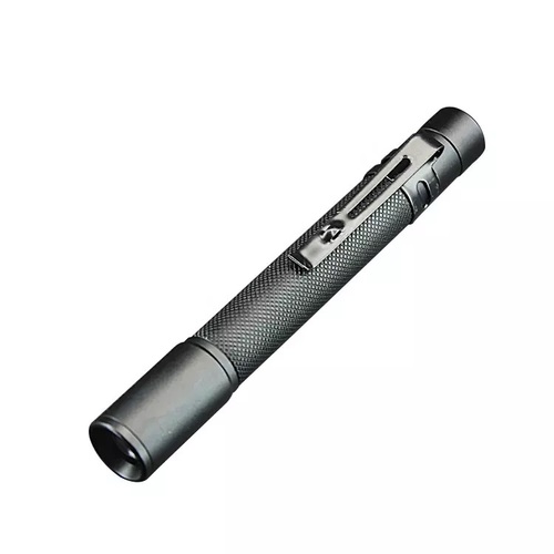 Portable Led Flashlight With Pen Clip Torch Light